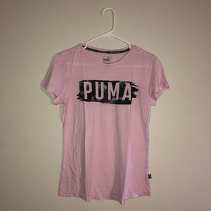 pink puma t-shirt